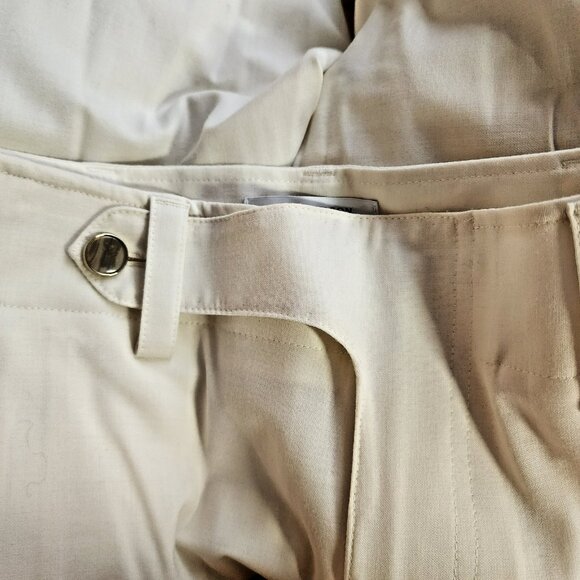 Nells Nelson Cream Virgin Wool Pants – Size M/38IT – High-Rise – Straight Leg - Picture 4 of 8